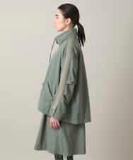 RSUED01860 TRUNK HIROKO KOSHINO(ヒロココシノ) ベスト×ジャケット3WAYデザインコート カーキ