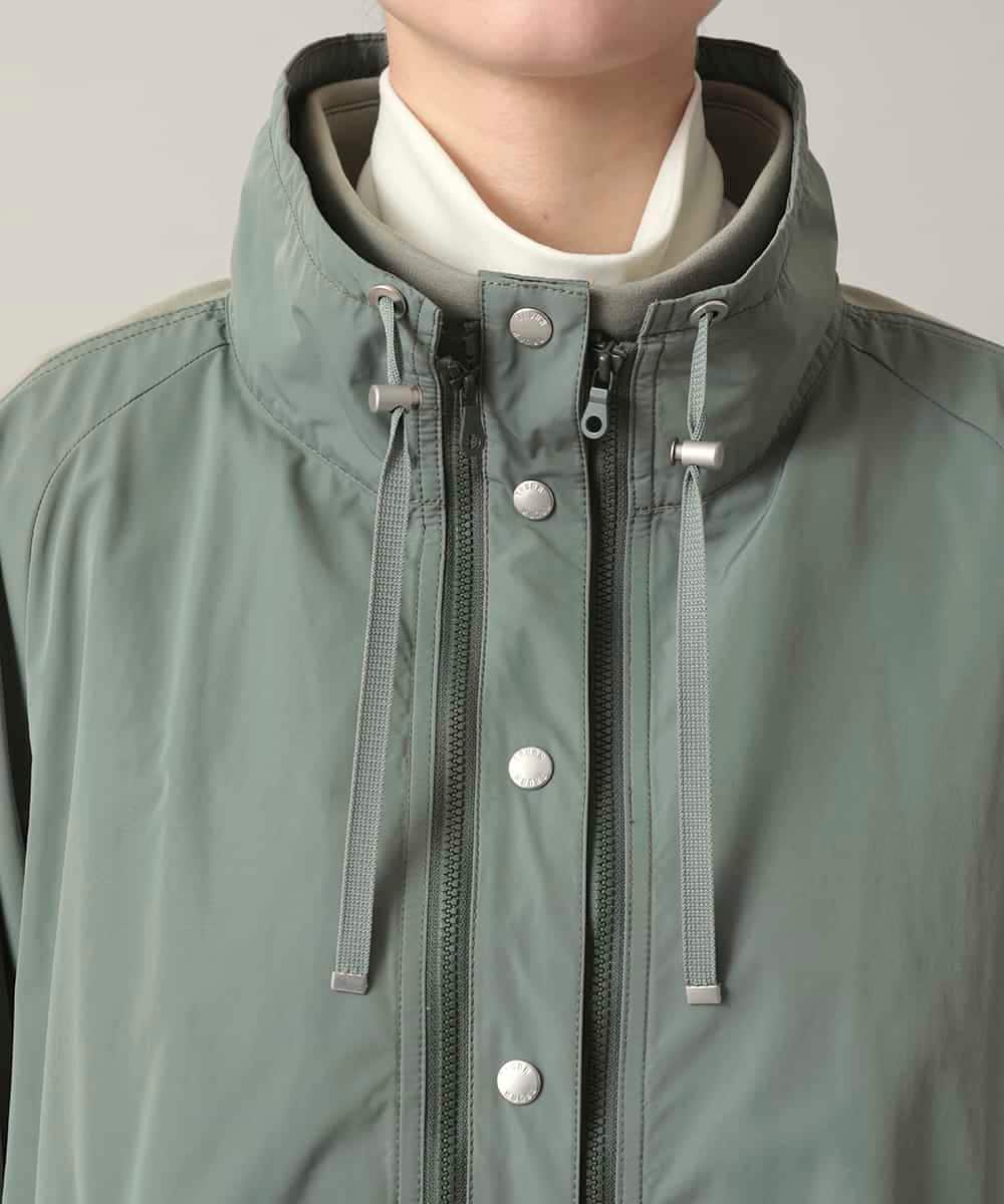 RSUED01860 TRUNK HIROKO KOSHINO(ヒロココシノ) ベスト×ジャケット3WAYデザインコート カーキ