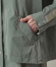 RSUED01860 TRUNK HIROKO KOSHINO(ヒロココシノ) ベスト×ジャケット3WAYデザインコート カーキ