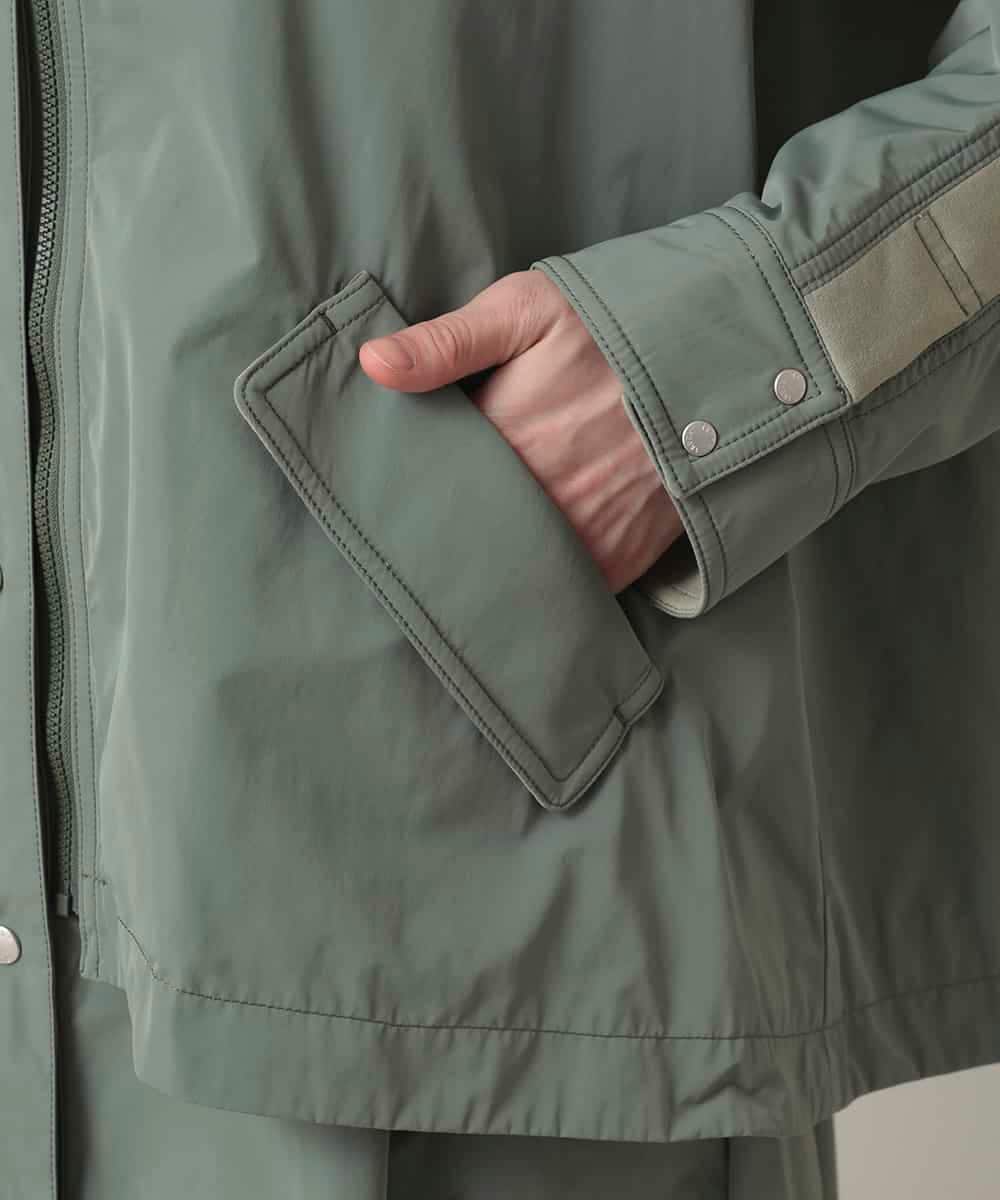 RSUED01860 TRUNK HIROKO KOSHINO(ヒロココシノ) ベスト×ジャケット3WAYデザインコート カーキ