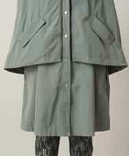 RSUED01860 TRUNK HIROKO KOSHINO(ヒロココシノ) ベスト×ジャケット3WAYデザインコート カーキ