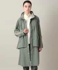 RSUED01860 TRUNK HIROKO KOSHINO(ヒロココシノ) ベスト×ジャケット3WAYデザインコート カーキ