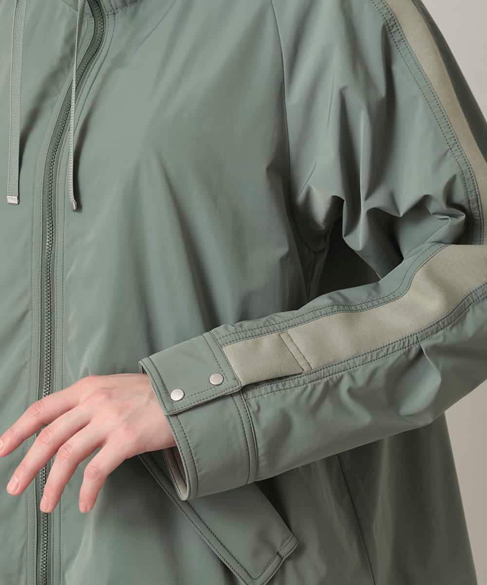 RSUED01860 TRUNK HIROKO KOSHINO(ヒロココシノ) ベスト×ジャケット3WAYデザインコート カーキ