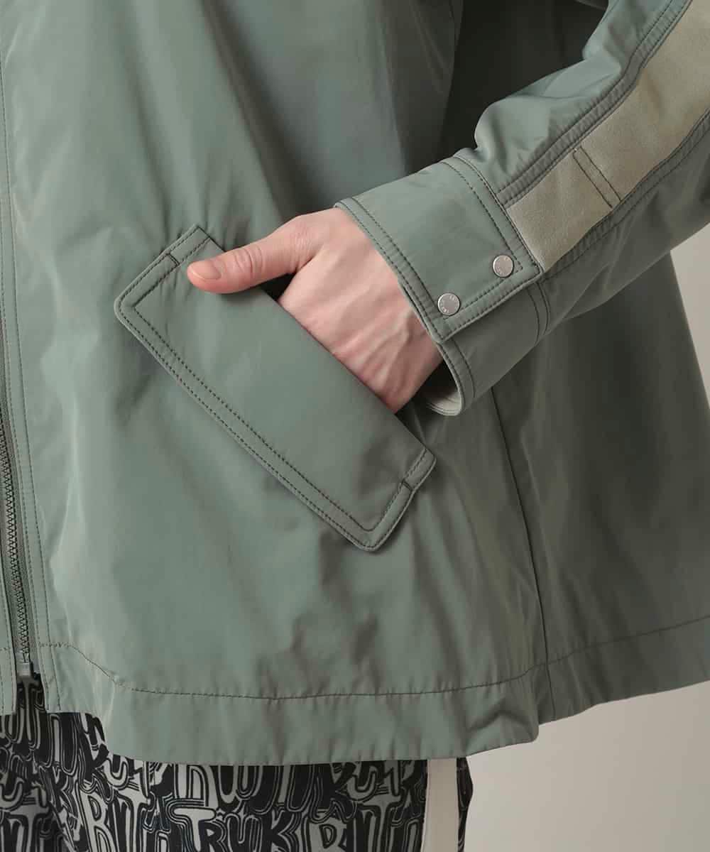 RSUED01860 TRUNK HIROKO KOSHINO(ヒロココシノ) ベスト×ジャケット3WAYデザインコート カーキ