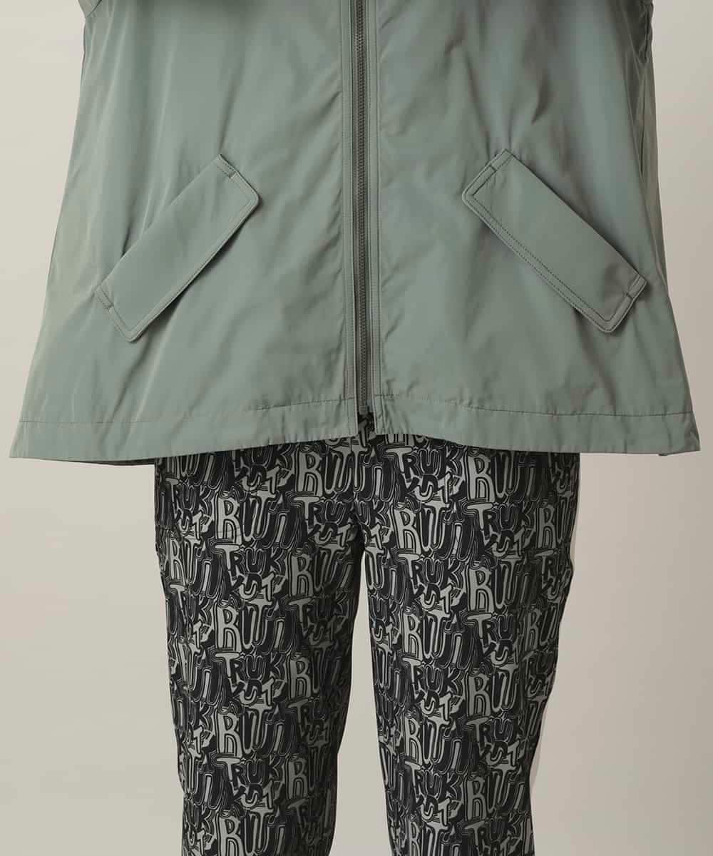 RSUED01860 TRUNK HIROKO KOSHINO(ヒロココシノ) ベスト×ジャケット3WAYデザインコート カーキ