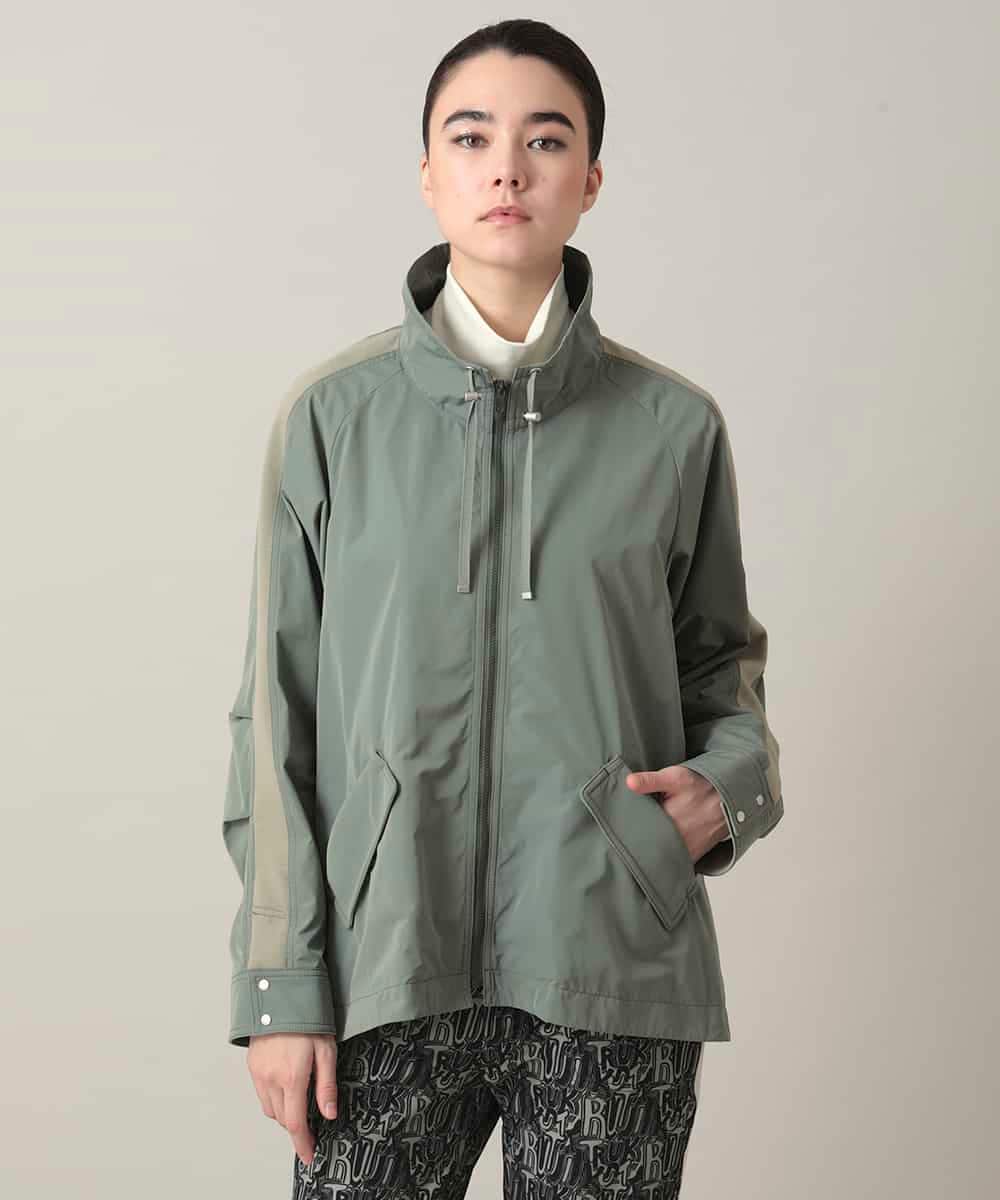 RSUED01860 TRUNK HIROKO KOSHINO(ヒロココシノ) ベスト×ジャケット3WAYデザインコート カーキ