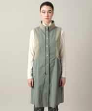 RSUED01860 TRUNK HIROKO KOSHINO(ヒロココシノ) ベスト×ジャケット3WAYデザインコート カーキ