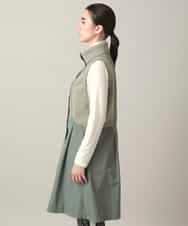 RSUED01860 TRUNK HIROKO KOSHINO(ヒロココシノ) ベスト×ジャケット3WAYデザインコート カーキ