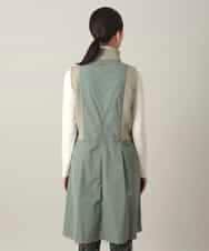 RSUED01860 TRUNK HIROKO KOSHINO(ヒロココシノ) ベスト×ジャケット3WAYデザインコート カーキ