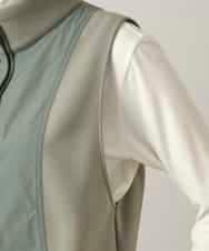 RSUED01860 TRUNK HIROKO KOSHINO(ヒロココシノ) ベスト×ジャケット3WAYデザインコート カーキ