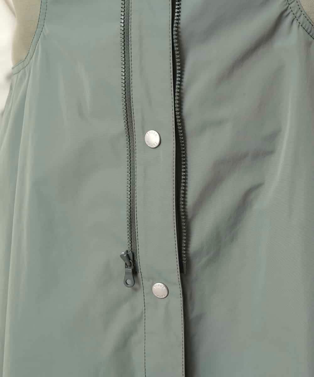 RSUED01860 TRUNK HIROKO KOSHINO(ヒロココシノ) ベスト×ジャケット3WAYデザインコート カーキ