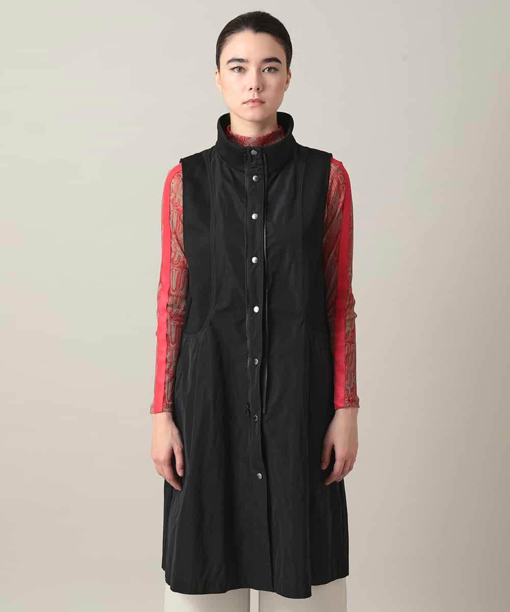 RSUED01860 TRUNK HIROKO KOSHINO(ヒロココシノ) ベスト×ジャケット3WAYデザインコート カーキ