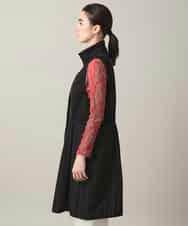 RSUED01860 TRUNK HIROKO KOSHINO(ヒロココシノ) ベスト×ジャケット3WAYデザインコート カーキ