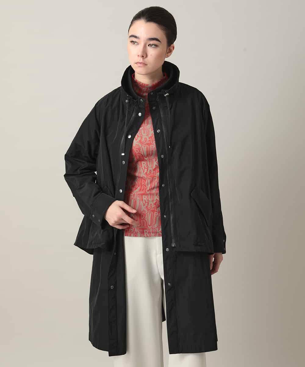 RSUED01860 TRUNK HIROKO KOSHINO(ヒロココシノ) ベスト×ジャケット3WAYデザインコート ブラック