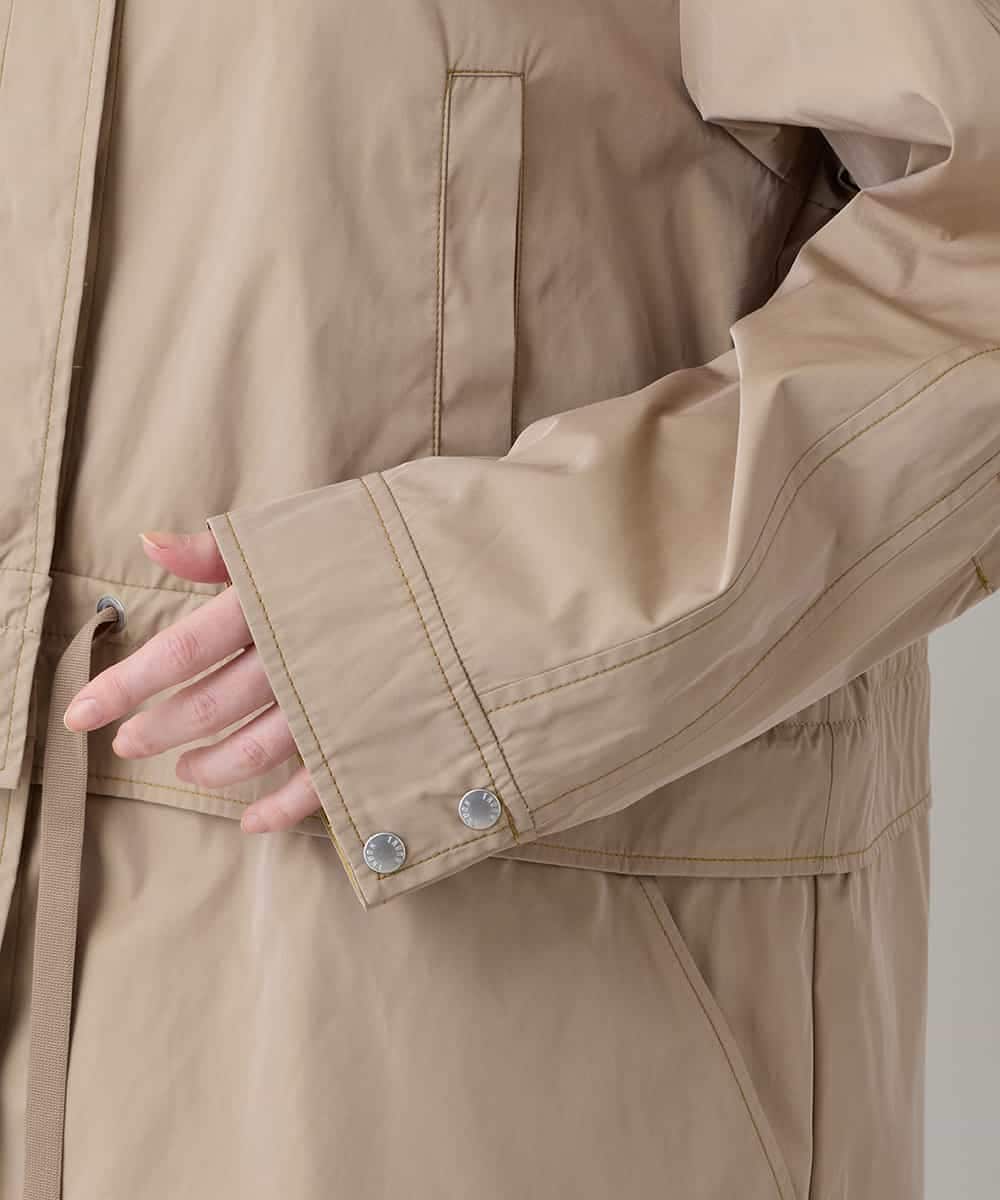 RSUEE20790 TRUNK HIROKO KOSHINO(ヒロココシノ) 【2WAY】フォルムチェンジスプリングコート ベージュ