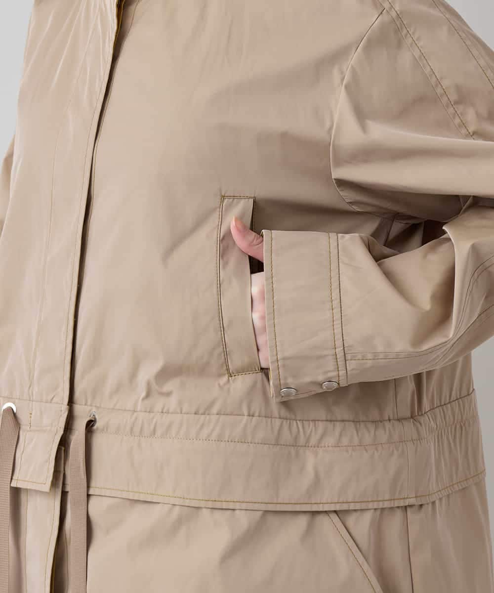RSUEE20790 TRUNK HIROKO KOSHINO(ヒロココシノ) 【2WAY】フォルムチェンジスプリングコート ベージュ