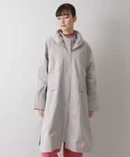 RSUES30660 TRUNK HIROKO KOSHINO(ヒロココシノ) 【洗濯機で洗える】マットフェイスタフタコート ライトグレー