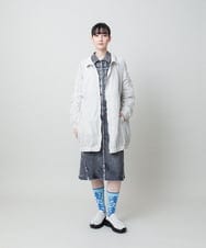 RSUFD01560 TRUNK HIROKO KOSHINO(ヒロココシノ) ナイロンタフタスプリングコート ライトイエロー