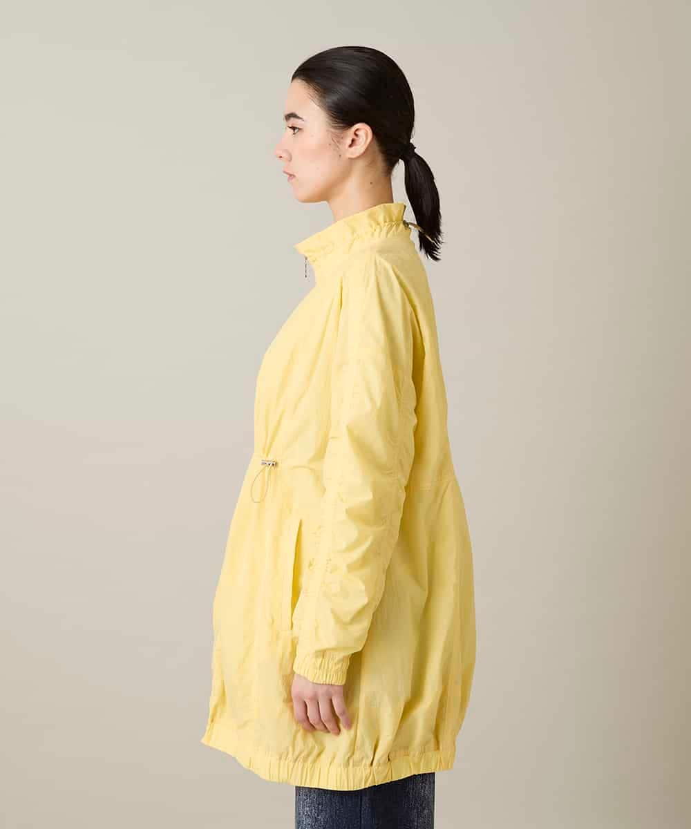 RSUFD01560 TRUNK HIROKO KOSHINO(ヒロココシノ) ナイロンタフタスプリングコート ライトイエロー