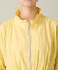 RSUFD01560 TRUNK HIROKO KOSHINO(ヒロココシノ) ナイロンタフタスプリングコート ライトイエロー