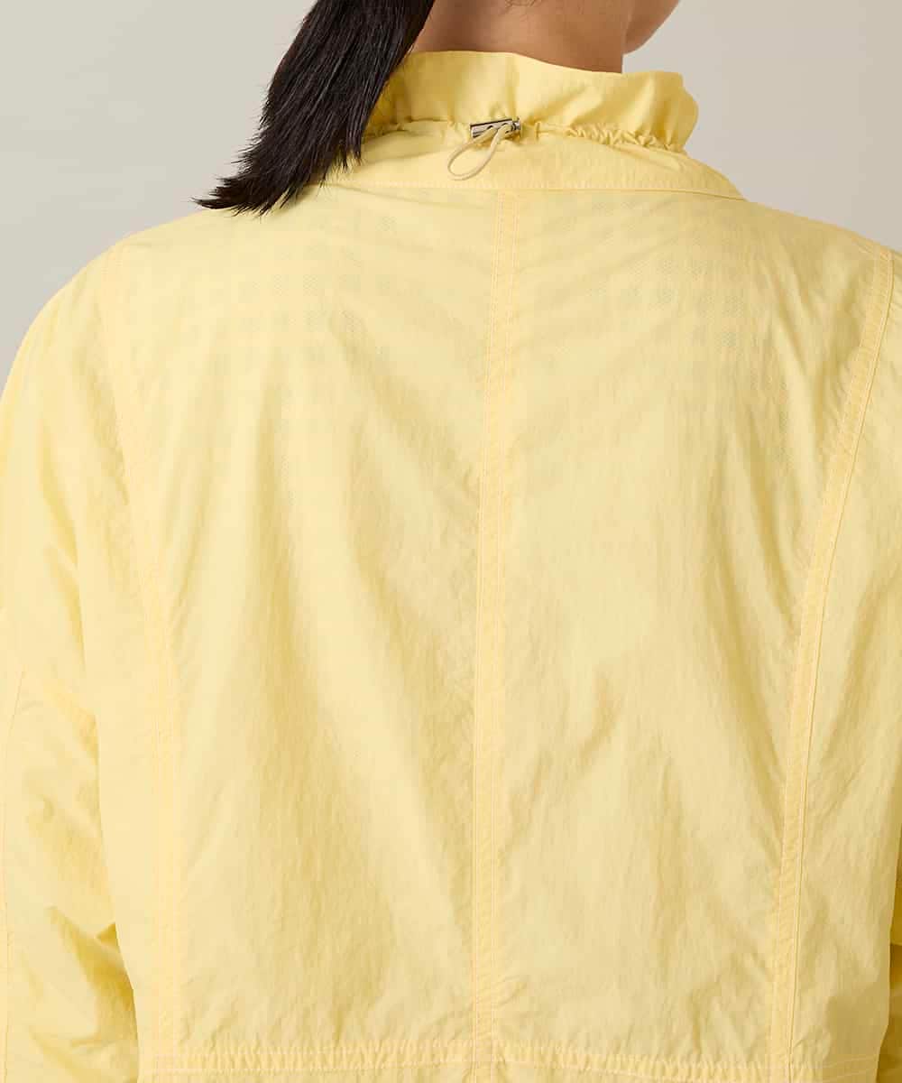 RSUFD01560 TRUNK HIROKO KOSHINO(ヒロココシノ) ナイロンタフタスプリングコート ライトイエロー