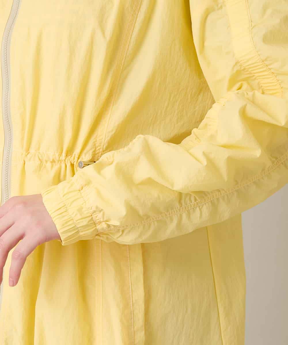 RSUFD01560 TRUNK HIROKO KOSHINO(ヒロココシノ) ナイロンタフタスプリングコート ライトイエロー