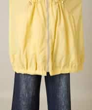 RSUFD01560 TRUNK HIROKO KOSHINO(ヒロココシノ) ナイロンタフタスプリングコート ライトイエロー