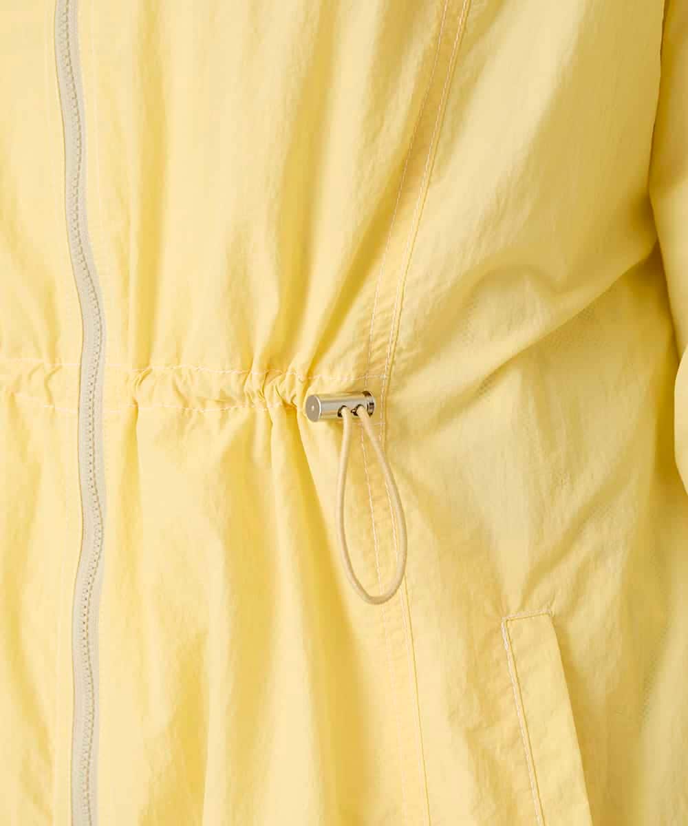 RSUFD01560 TRUNK HIROKO KOSHINO(ヒロココシノ) ナイロンタフタスプリングコート ライトイエロー