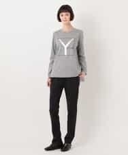 RYKLU20130 HIROKO BIS(ヒロコ ビス) 【洗える】コットンポンチロゴTシャツ グレー