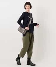 RYKLU20130 HIROKO BIS(ヒロコ ビス) 【洗える】コットンポンチロゴTシャツ グレー