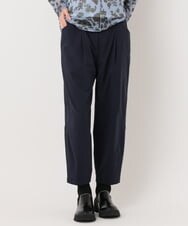 RYLLU41230 HIROKO BIS(ヒロコ ビス) 【洗濯機で洗える】ストレッチタフタリラックスパンツ ネイビー