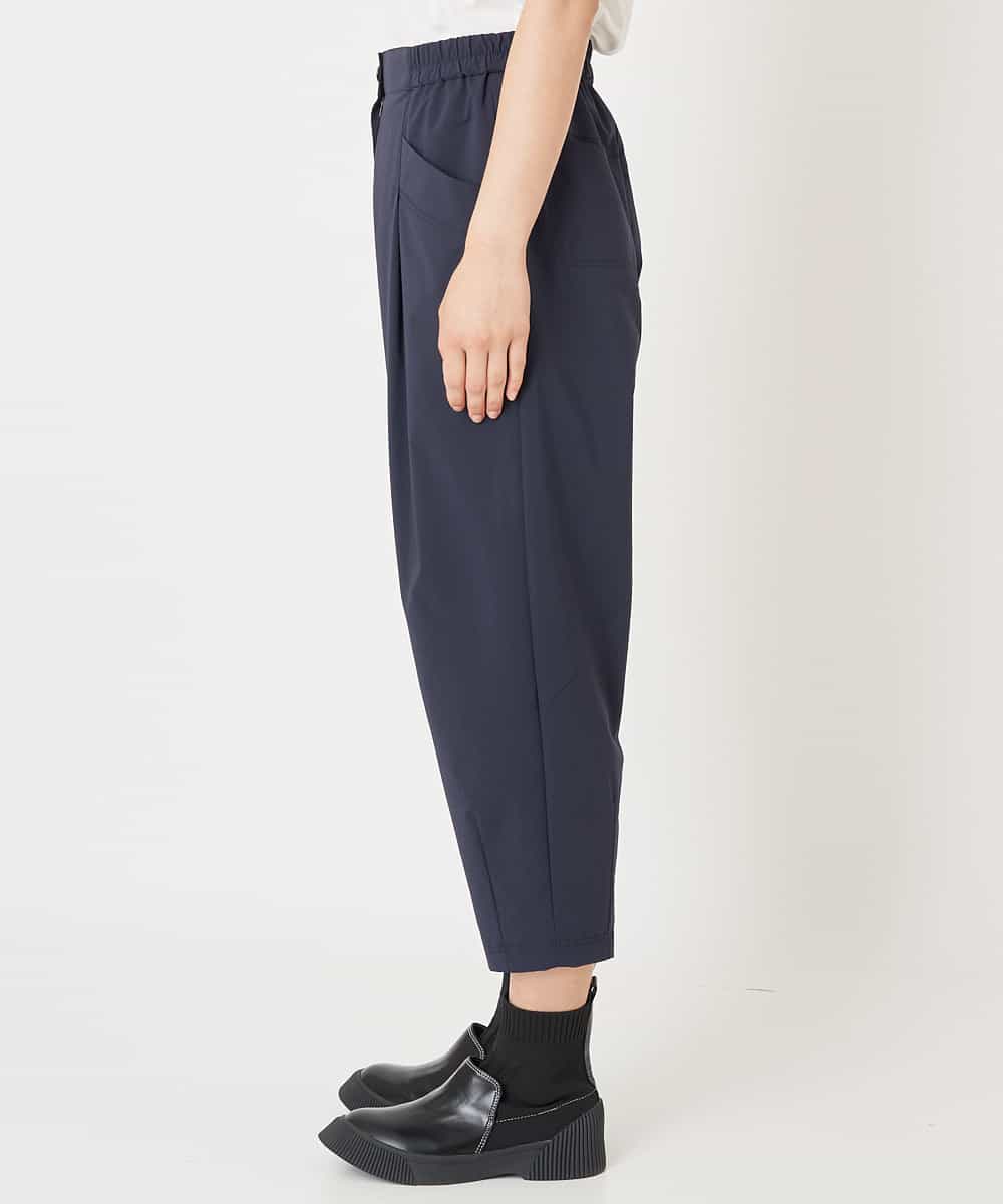 RYLLU41230 HIROKO BIS(ヒロコ ビス) 【洗濯機で洗える】ストレッチタフタリラックスパンツ ネイビー
