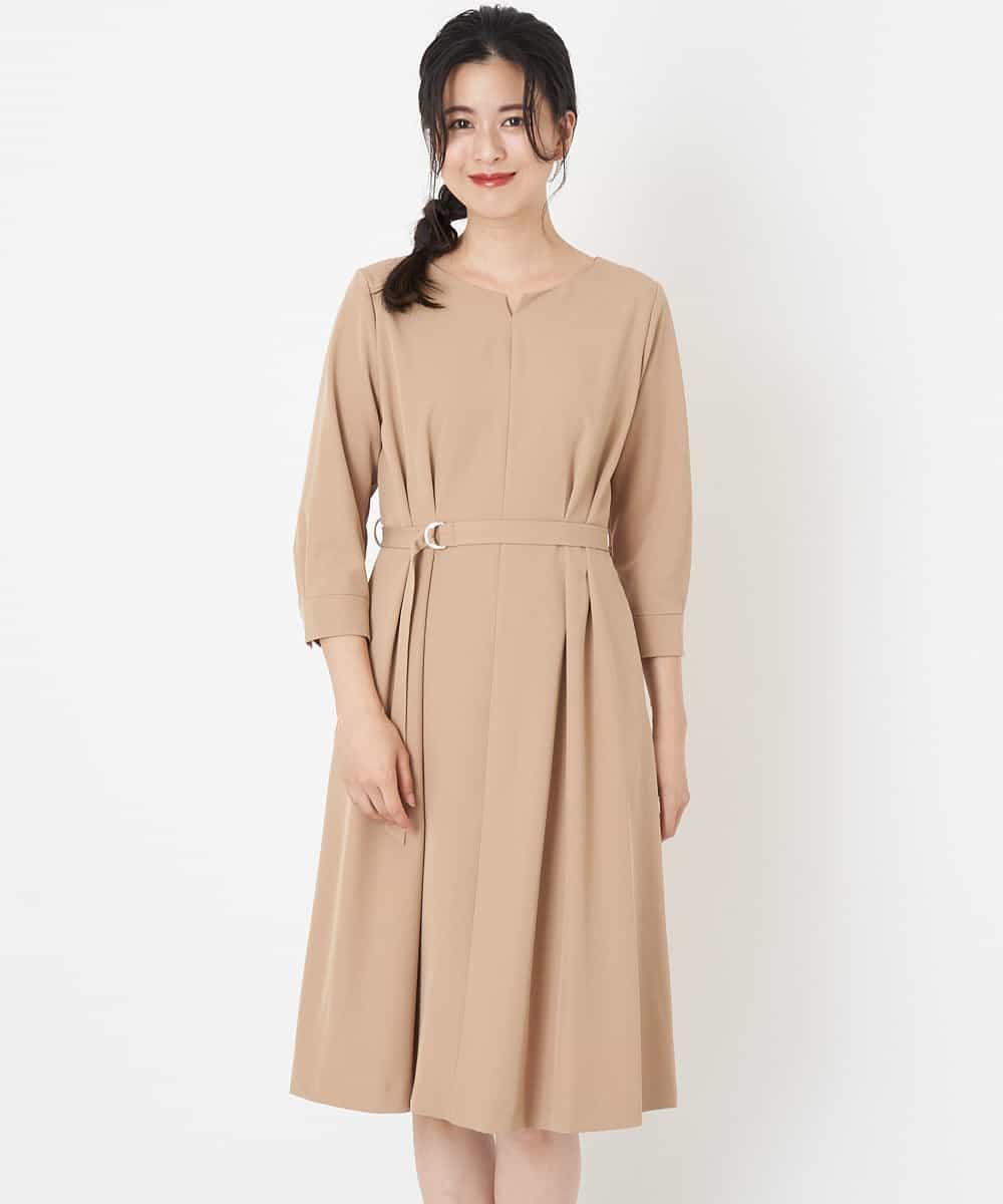 小さいサイズ 洗える 保湿効果 シアバターツイルワンピース ワンピース Ofuon 小さいサイズ メゾン ドゥ サンク イトキンオンラインストア