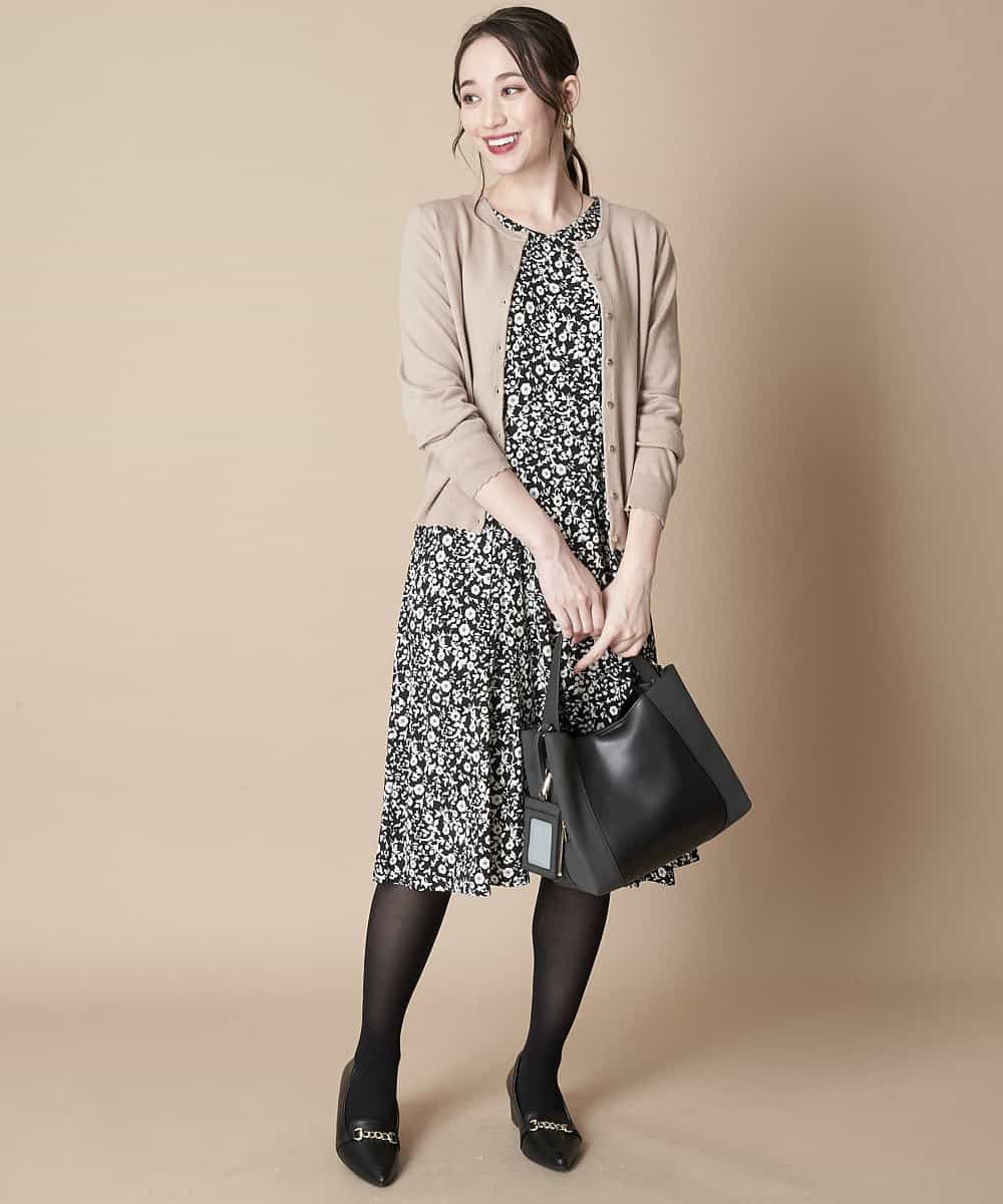 Ofuon 小さいサイズ メゾン ドゥ サンク 洗濯機で洗える 小さいサイズ 小花プリントジャージーワンピース イトキンオンラインストア