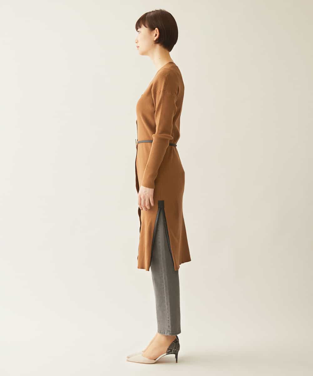 Re Mine リマイン 合皮使いリメイク ２ｗａｙニットワンピース イトキンオンラインストア