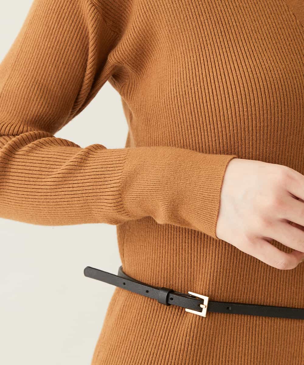 Re Mine リマイン 合皮使いリメイク ２ｗａｙニットワンピース イトキンオンラインストア