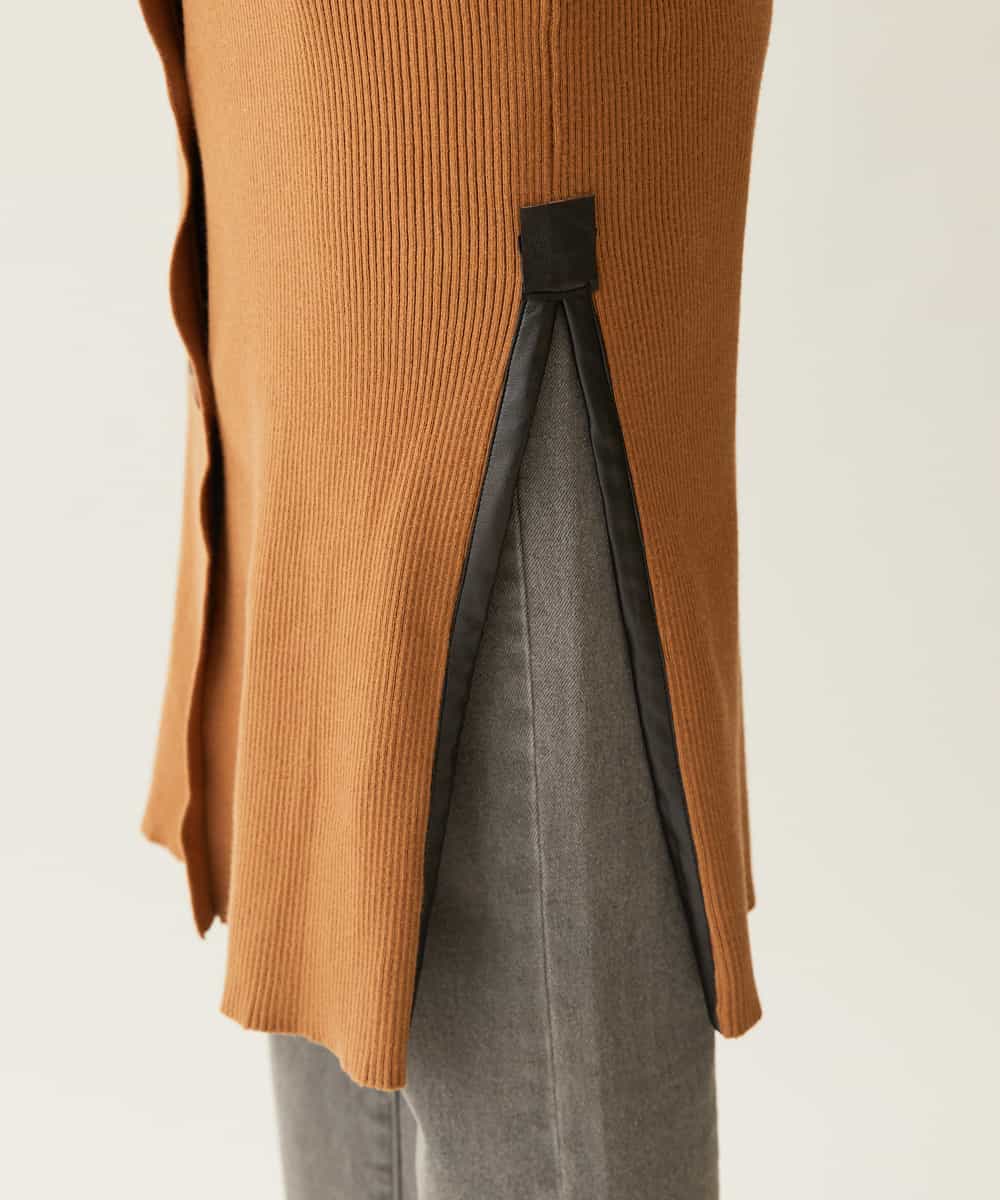 Re Mine リマイン 合皮使いリメイク ２ｗａｙニットワンピース イトキンオンラインストア