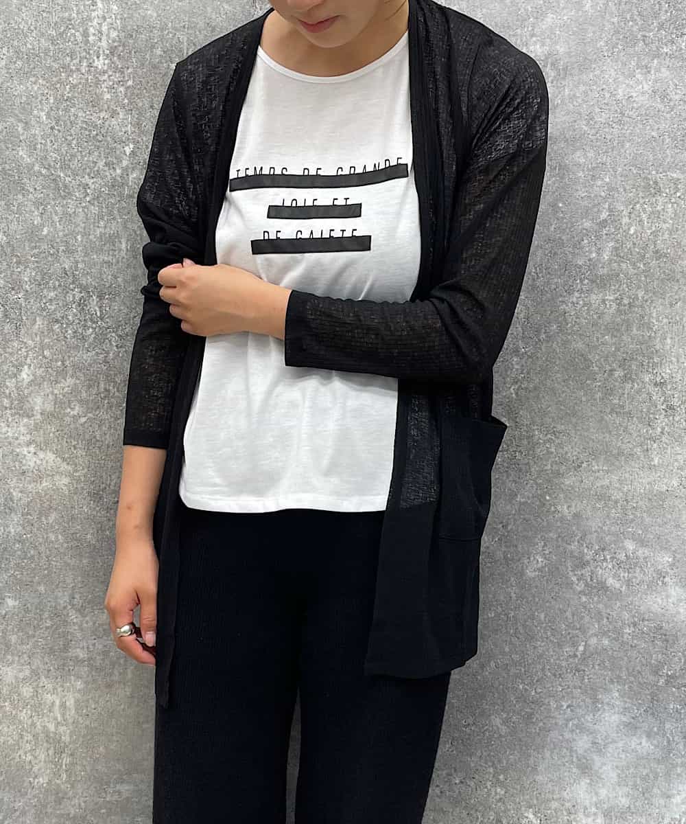 合皮使いリメイク Tシャツ カーディガン カーディガン Re Mine リマイン イトキンオンラインストア