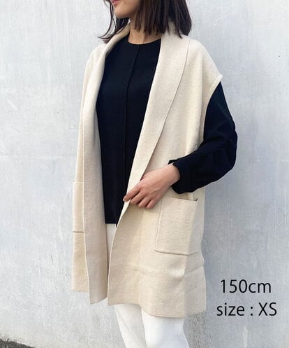UCCGS04089  アイテムリメイク　ニットジレ / 小さいサイズ展開あり