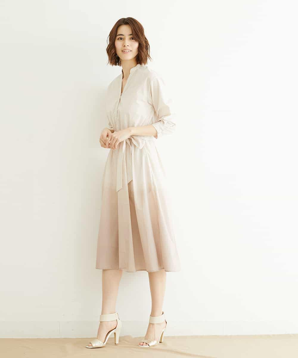グラデーションリメイク］ストライプ柄シャツワンピース(ワンピース) re:mine(リマイン)｜イトキンオンラインストア