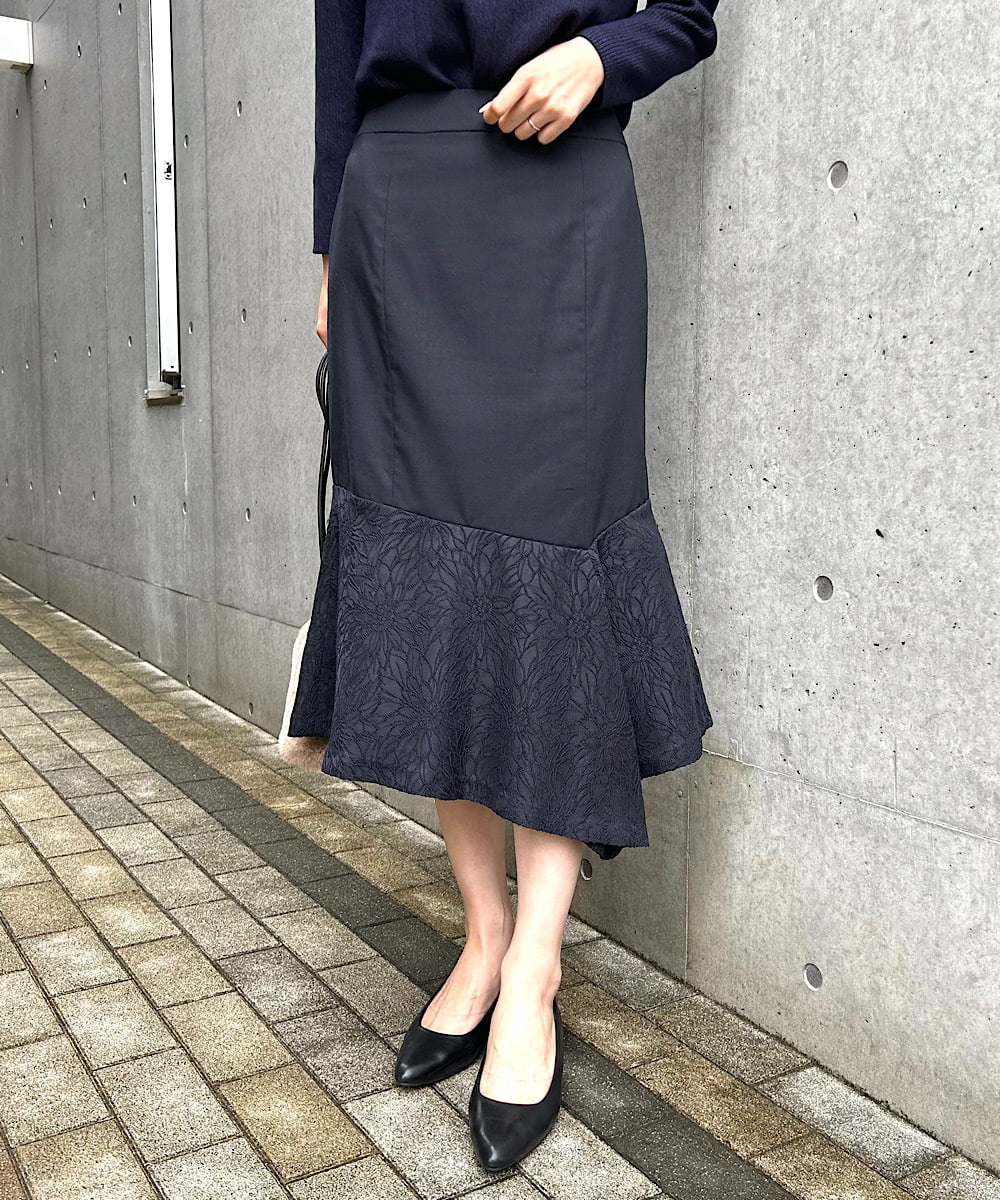 黒スカート(UNTITLED) Sサイズ - ひざ丈スカート