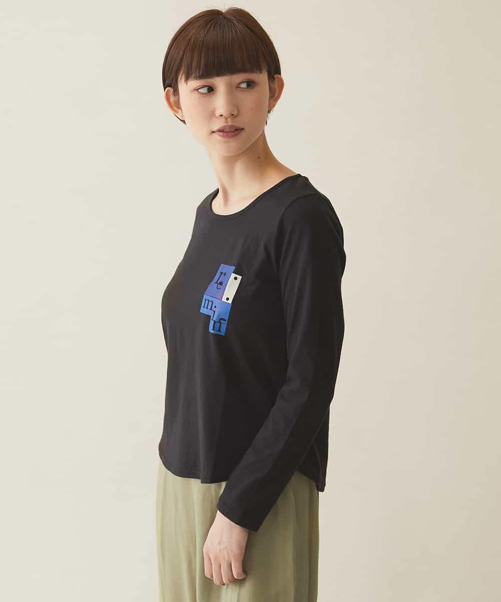 Re Mine リマイン 転写プリントリメイク Uネックカットソー イトキンオンラインストア Re Mine リマイン 転写プリントリメイク Uネックカットソー イトキンオンラインストア