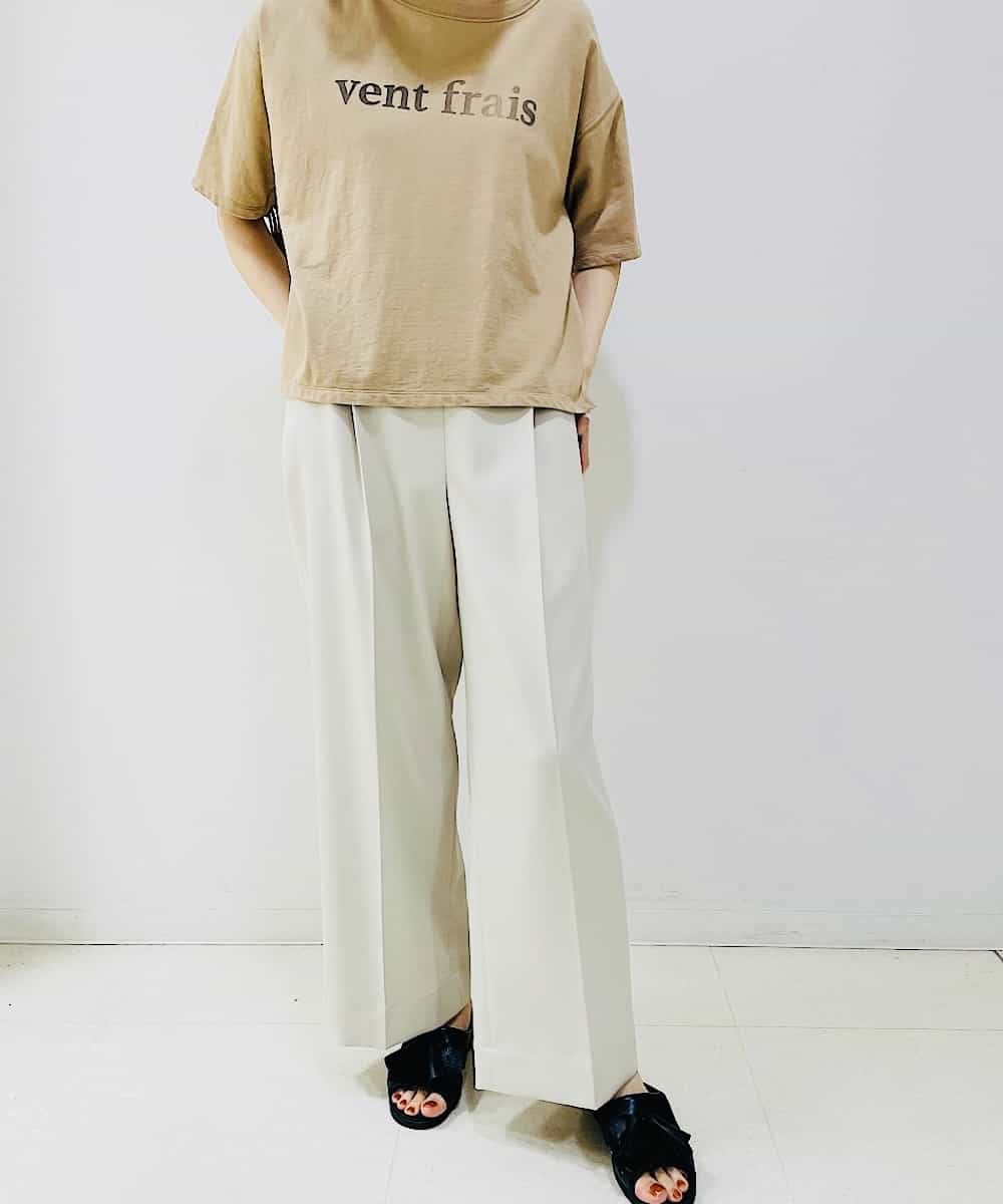 フリンジ付きリメイク ロゴプリントｔシャツ カットソー Tシャツ Re Mine リマイン イトキンオンラインストア