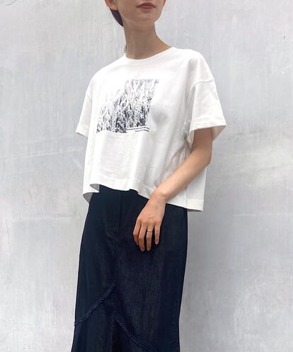 UCKGS56049 re:mine ショート丈アイテムリメイクオーバーTシャツ