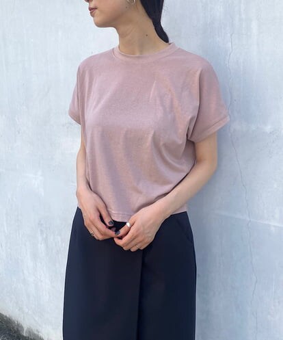 UCKGS75039 re:mine ショート丈コンパクトシルエットリメイクTシャツ