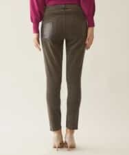 Re Mine リマイン 合皮使いリメイク コーデュロイスキニーパンツ イトキンオンラインストア