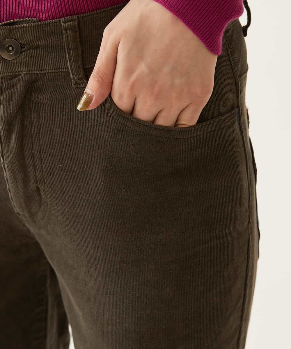 Re Mine リマイン 合皮使いリメイク コーデュロイスキニーパンツ イトキンオンラインストア