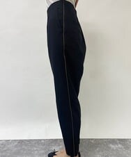 UCLGS39079 re:mine(リマイン) 配色ラインワンポイントリメイク　テ―パード ブラック