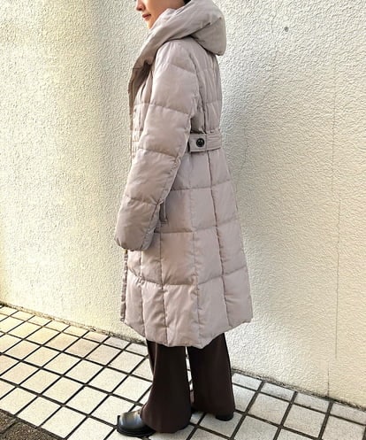 UCUAV46130 re:mine 小さいサイズ 　バックウエストベルト付きダウン