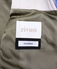 UCUAV55390 re:mine ZIVUNコラボ　再構築パッチワークジャケット カーキ